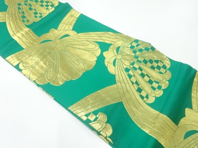 JAPANESE MARU OBI / WOVEN KIKU